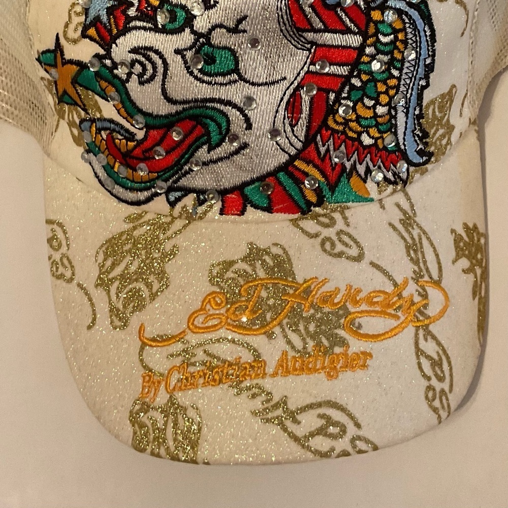 Ed Hardy Embroidered Cap - Picture 7 of 8